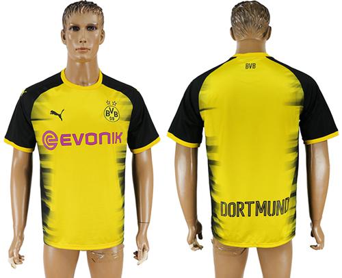 Dortmund Blank Yellow Soccer Club Jersey - Click Image to Close